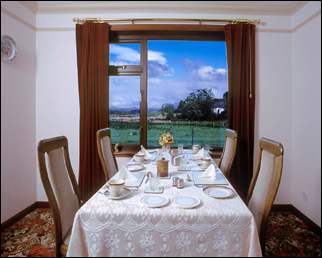 dining room & view