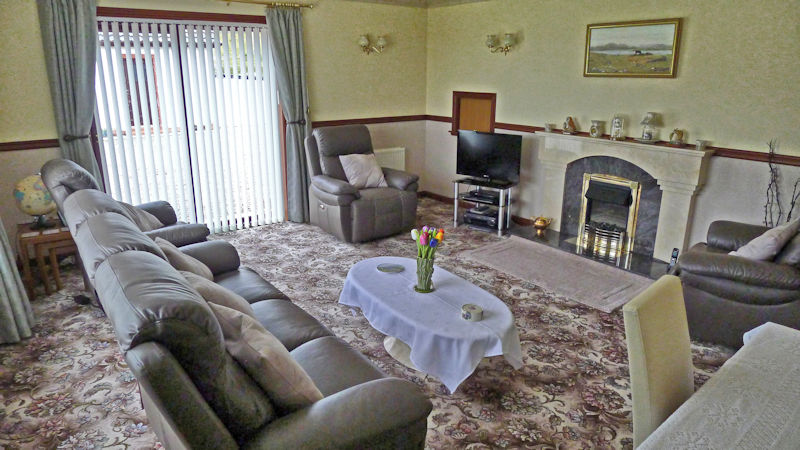 Guest lounge at 4 star B&B near Gairloch