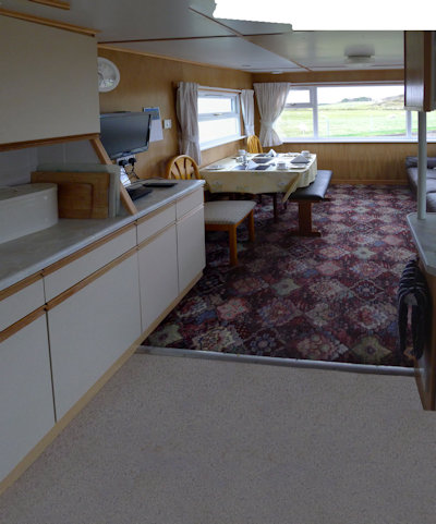 dining area, holiday caravan near Gairloch